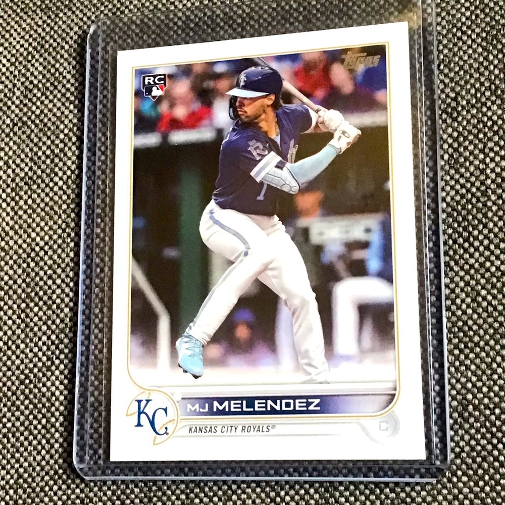 MJ Melendez 2022 Topps Update Series #US223 MJ Melendez Royals ROOKIE CARD RC